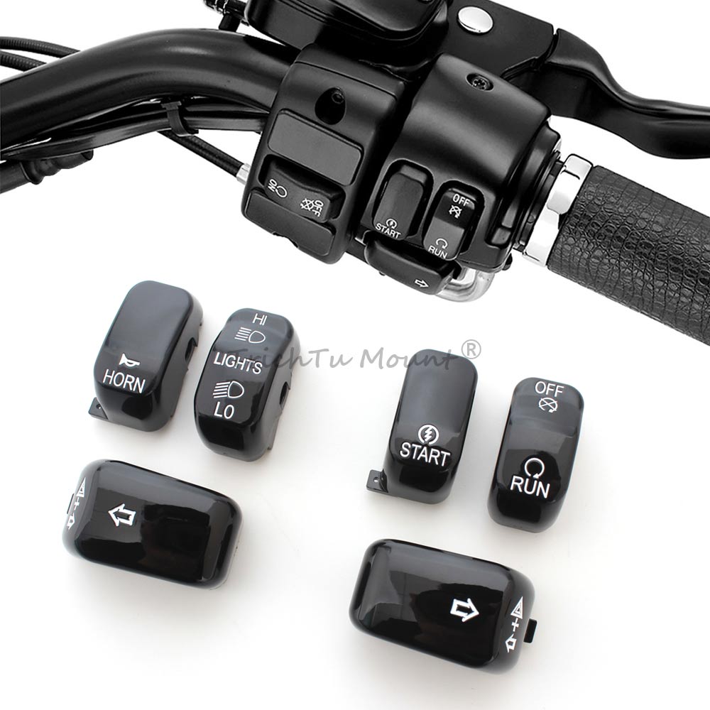 Model Kit Harley Davidson - ABS Guiador Control Switch Caps Kit,