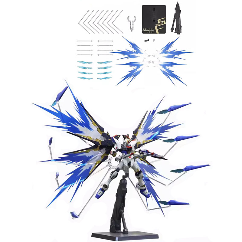 Gundam Model Mg - Bandai gundam modelo luz de asa