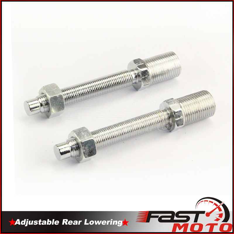 Model Kit Harley Davidson - Ajustável Chrome Suspensão da motocicleta, traseira