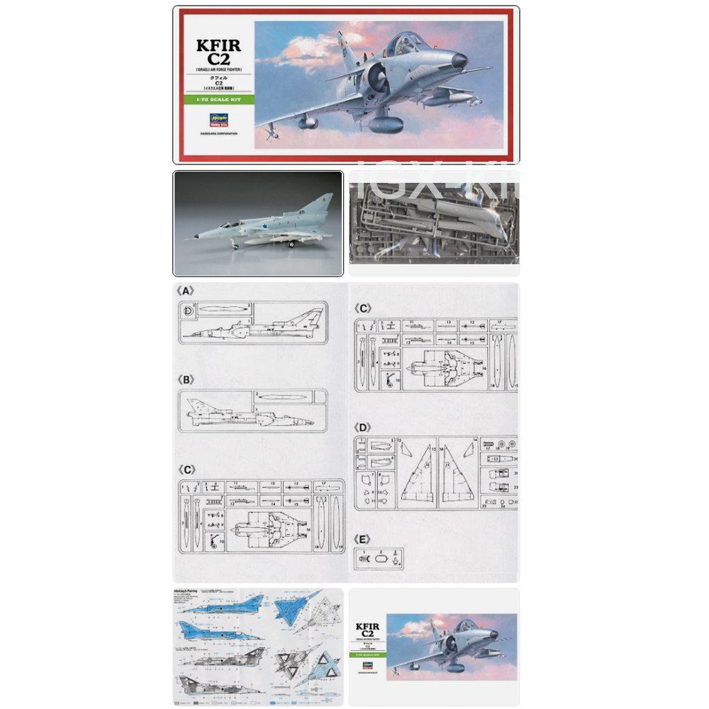 Model Kit Hasegawa - Hasegawa 00237 Escala 1:72 Kit de