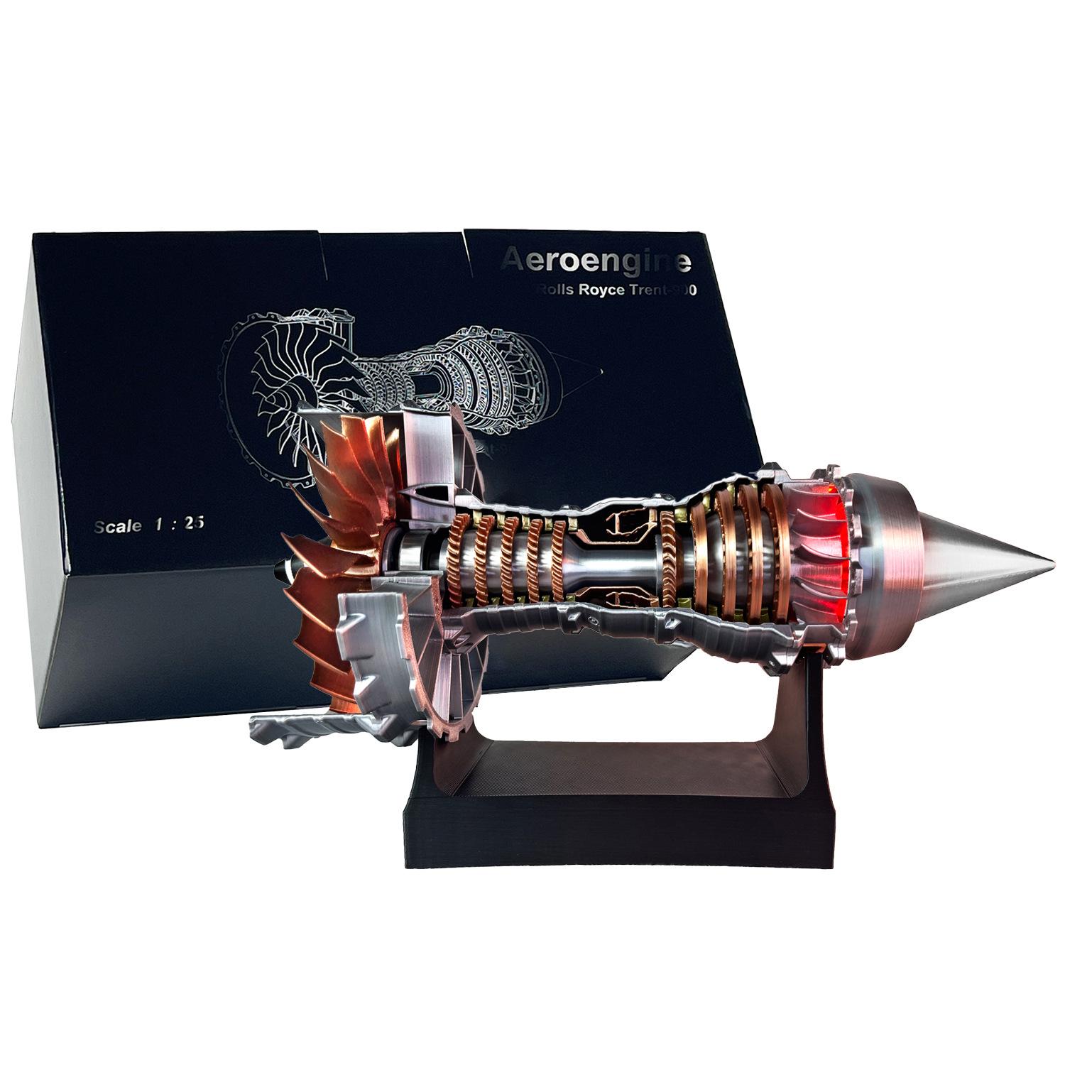 Diy turbofan jet motor modelo  - Model Kit Jet Engine avaliação e preço