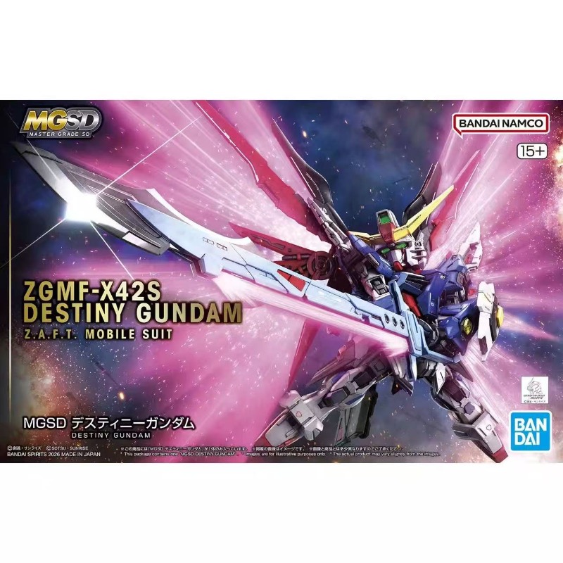 Bandai Original MGSD ZGMF-X10A - Gundam Model Mg avaliação e preço